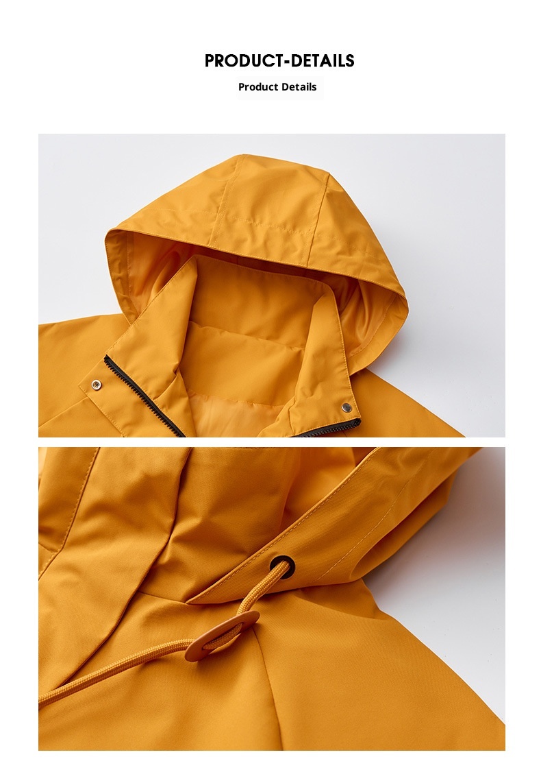 ActiveGo ActiveGo Rose Story Huang Yimei Stesso stile Single Donna Outdoor Escursionismo Casual Giacca Trench Cappotto All'ingrosso_voghion.com