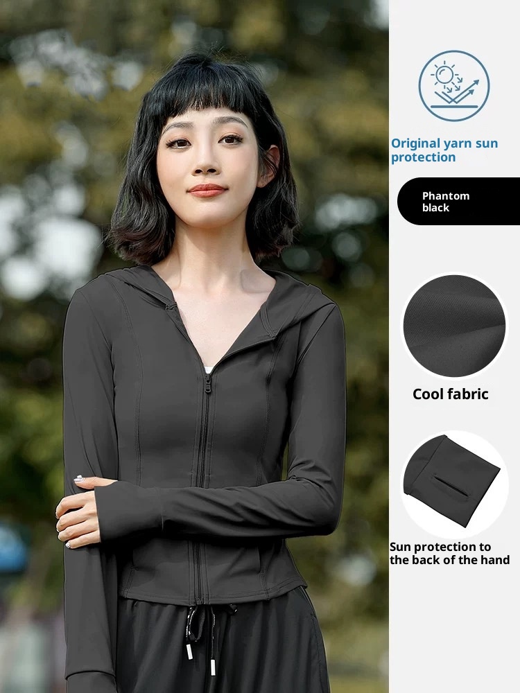 ActiveGo 2025 Estate Nuovo Originale Filato Abbigliamento Banana Intimo Stesso Stile Protezione Solare Maglietta All'aperto Fresco Traspirante Sensazione di Ghiaccio_voghion.com