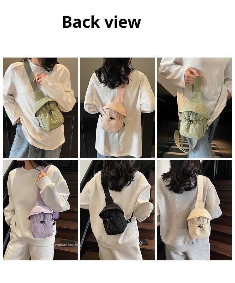 001 2025 Neue trendige modische Ruiying Damen kleine Outdoor-Schultertasche in Unifarben, wasserdicht_voghion.com