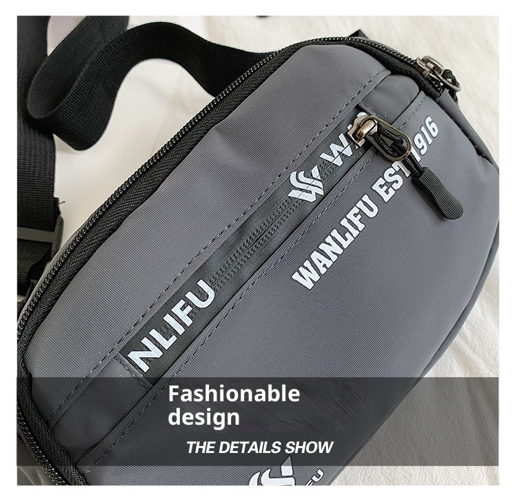 001 Casual Trendy Waist For Men New Multi-purpose Cashier Phone Crossbody Outdoor Lightweight Travel Chest Bag Wholesale_voghion.com