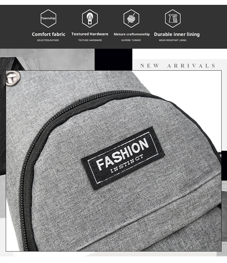 001 Hersteller Bedruckte Canvas-Schultertasche für Herren im koreanischen Stil, trendige Umhängetasche, lässiger kleiner Rucksack_voghion.com