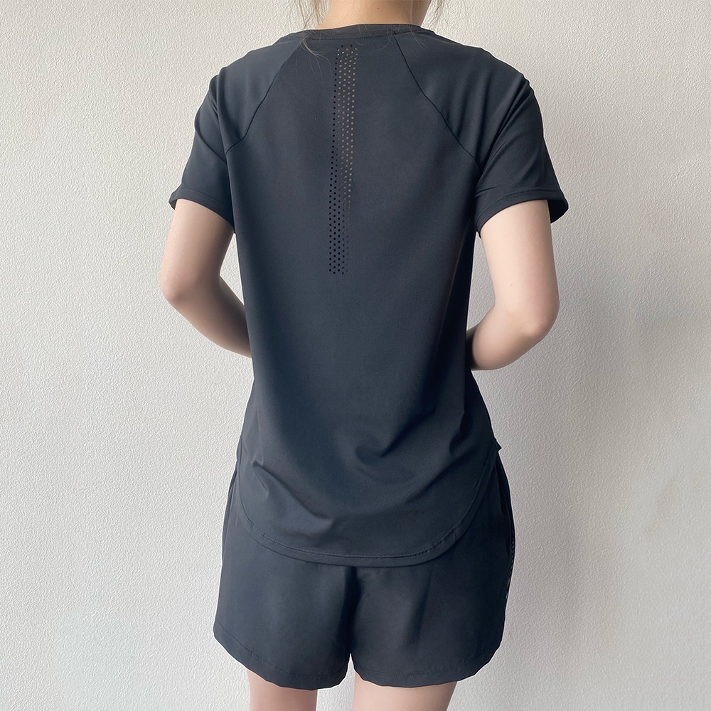 ActiveGo ActiveGo Sports Quick-Dry T-Shirt For Women Yoga Wear Cool Breathable Fitness Top Loose Slimming Outdoor Running Short Sleeve_voghion.com