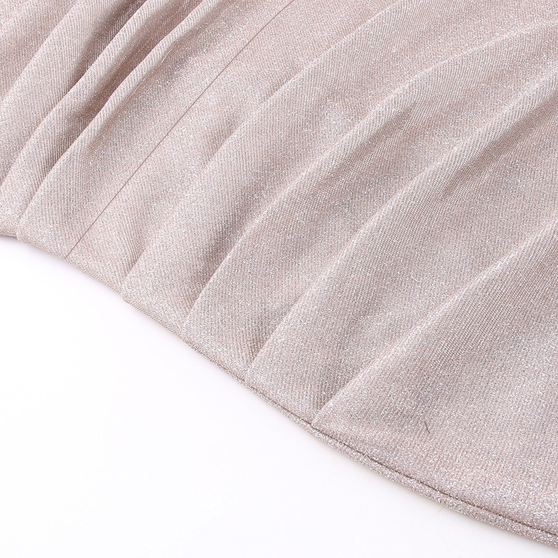 GraceChic GraceChic YJ23569 Herbst Neues sexy heißes figurbetontes langes Kleid im europäischen und amerikanischen Stil mit Spaghettiträgern und Glanz – Damenbekleidung_voghion.com