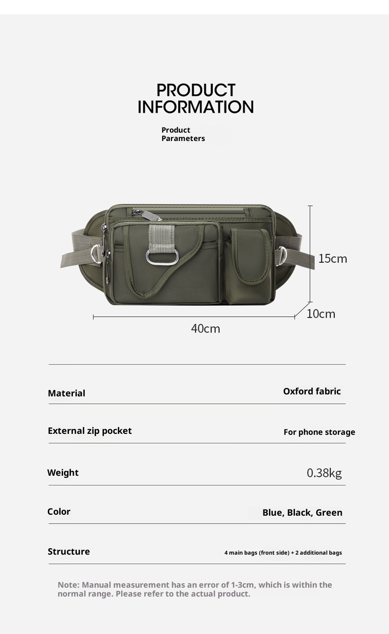 001 Cross-border Hot-Selling Water-Resistant For Men Outdoor Sports Tactical Large Waist Multi-Functional Travel Chest Bag_voghion.com