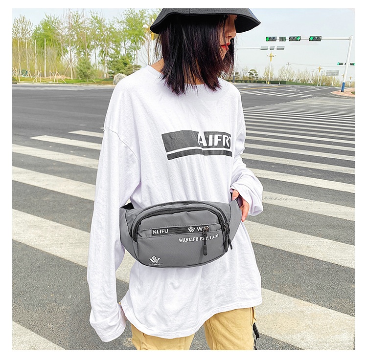 001 Casual Trendy Waist For Men New Multi-purpose Cashier Phone Crossbody Outdoor Lightweight Travel Chest Bag Wholesale_voghion.com