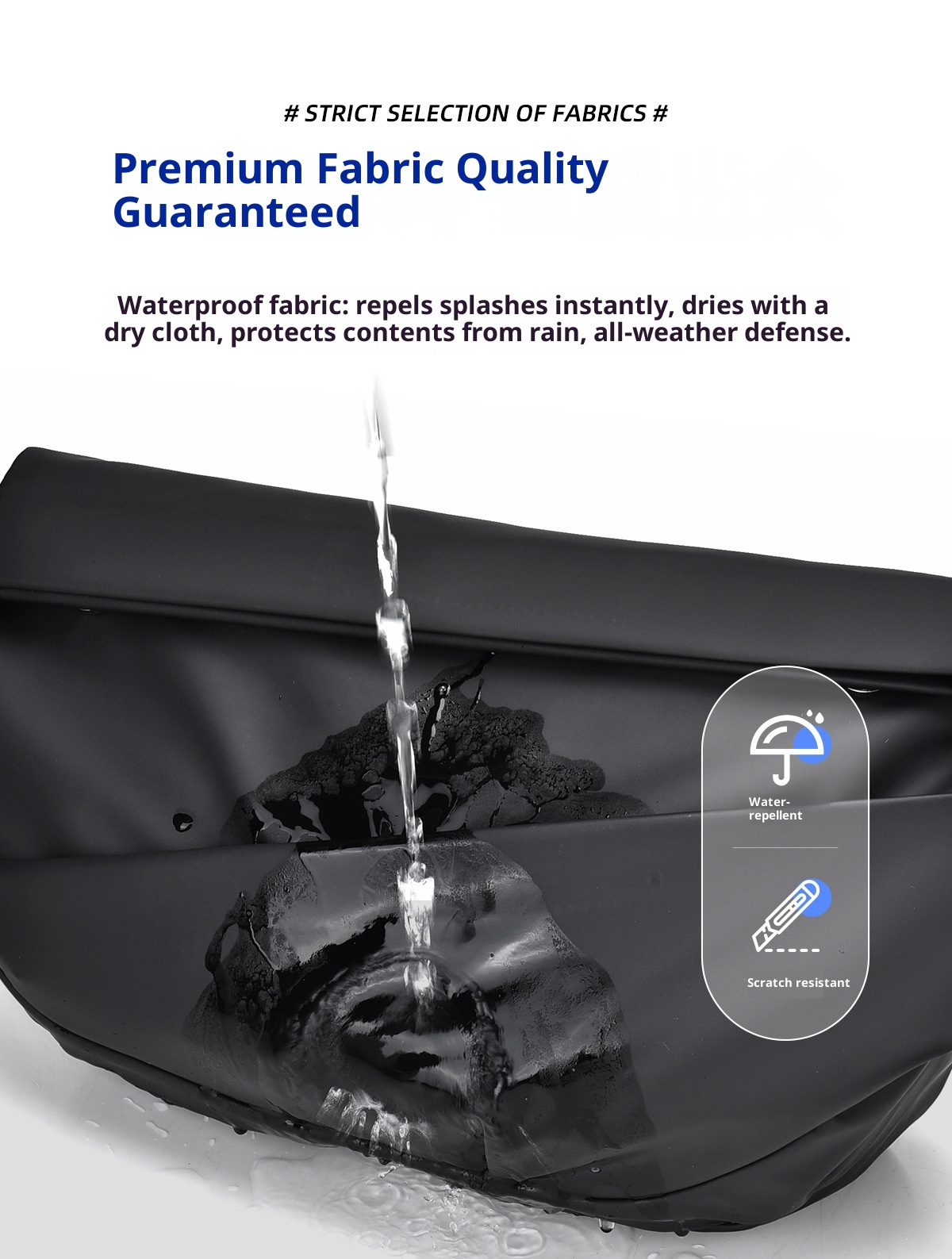 001 Waterproof Trendy Multi-layer Men's Motorcycle Crossbody Hot-selling Chest Multi-functional Magnetic Buckle_voghion.com