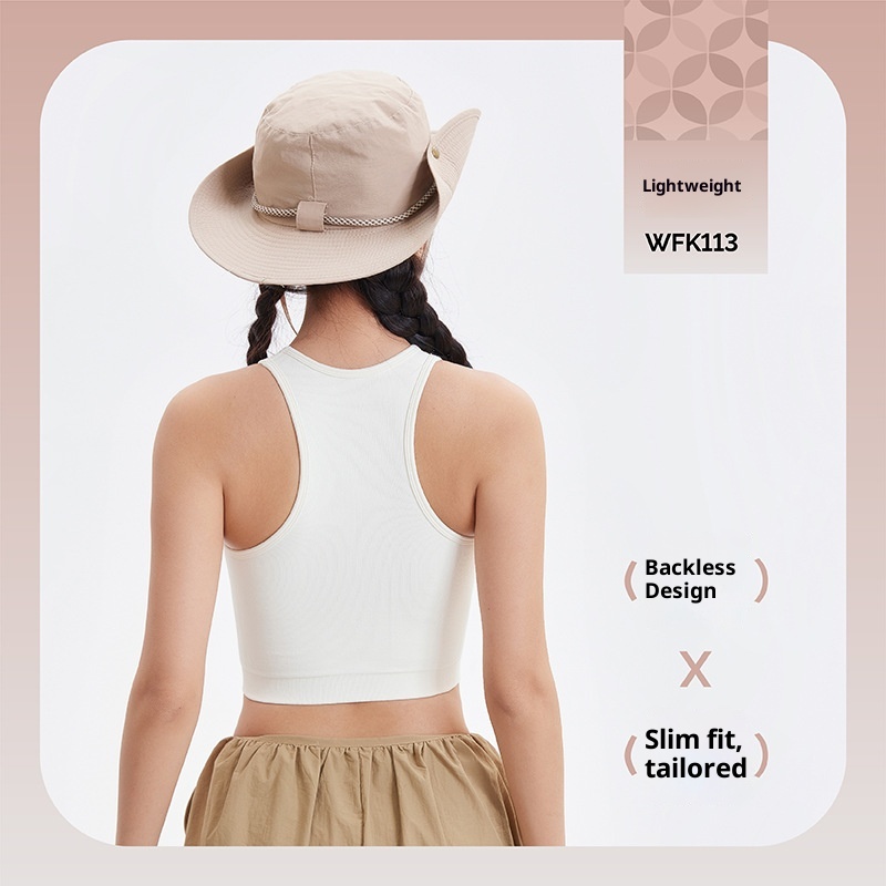 ActiveGo ActiveGo Fashion Outdoor Yoga Vest Style New Top Underwear Comfortable Sports Fitness Bra Beautiful Back Women_voghion.com