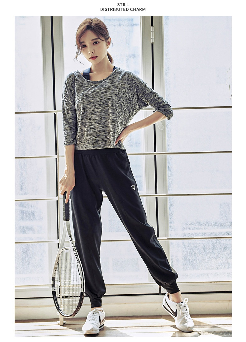 Maglietta sportiva larga ActiveGo per allenamento yoga all'aperto e fitness da ragazza, taglie forti, ad asciugatura rapida_voghion.com