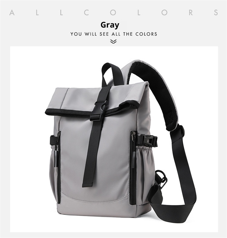 001 Cross-border New Men's Multifunctional Shoulder Commuting Simple Lightweight Chest Bag Large Capacity Outdoor_voghion.com