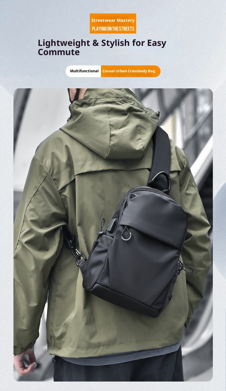 001 2025 Herbst Neue Herren Brustmarke Kleine Trendige Messenger Einfache Umhängetasche Umhängetasche_voghion.com