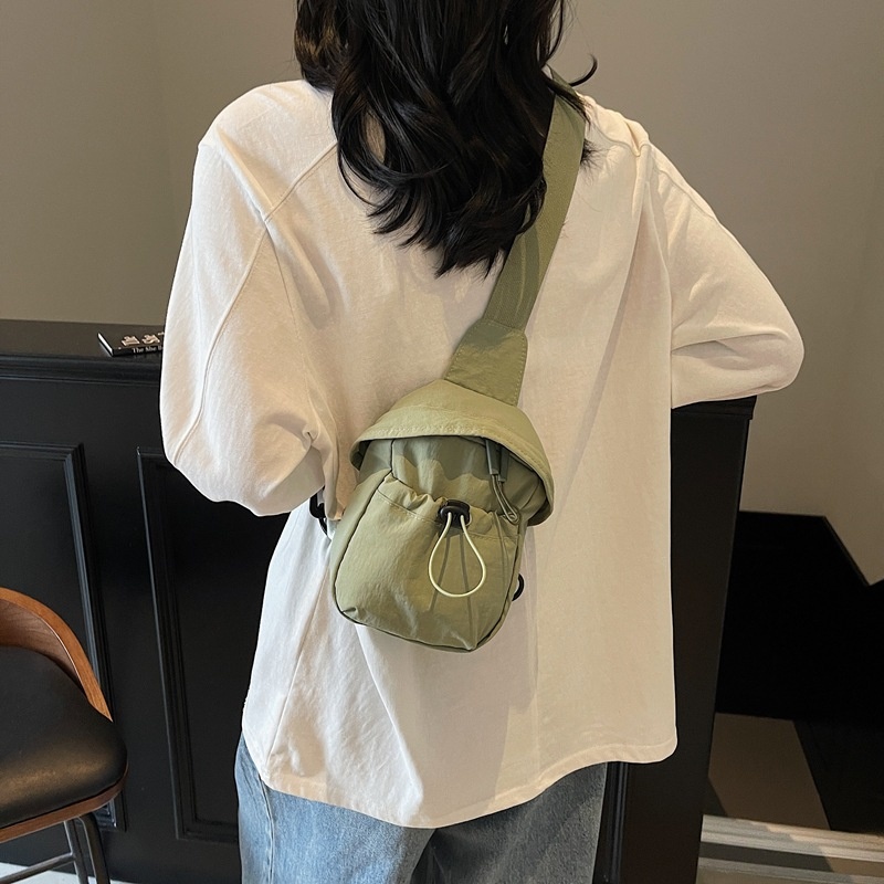 001 2025 New Trendy Fashionable Chest Ruiying Women's Small Outdoor Solid Color Waterproof Shoulder Bag_voghion.com