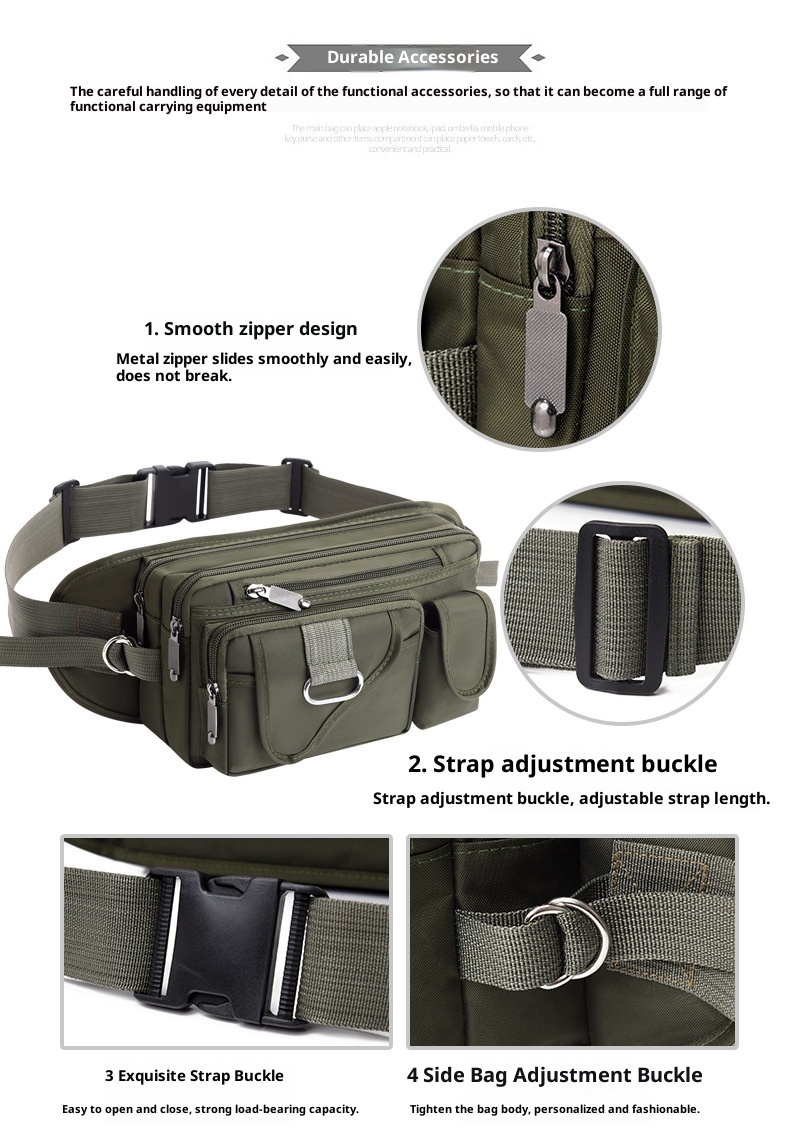 001 Cross-border Hot-Selling Water-Resistant For Men Outdoor Sports Tactical Large Waist Multi-Functional Travel Chest Bag_voghion.com