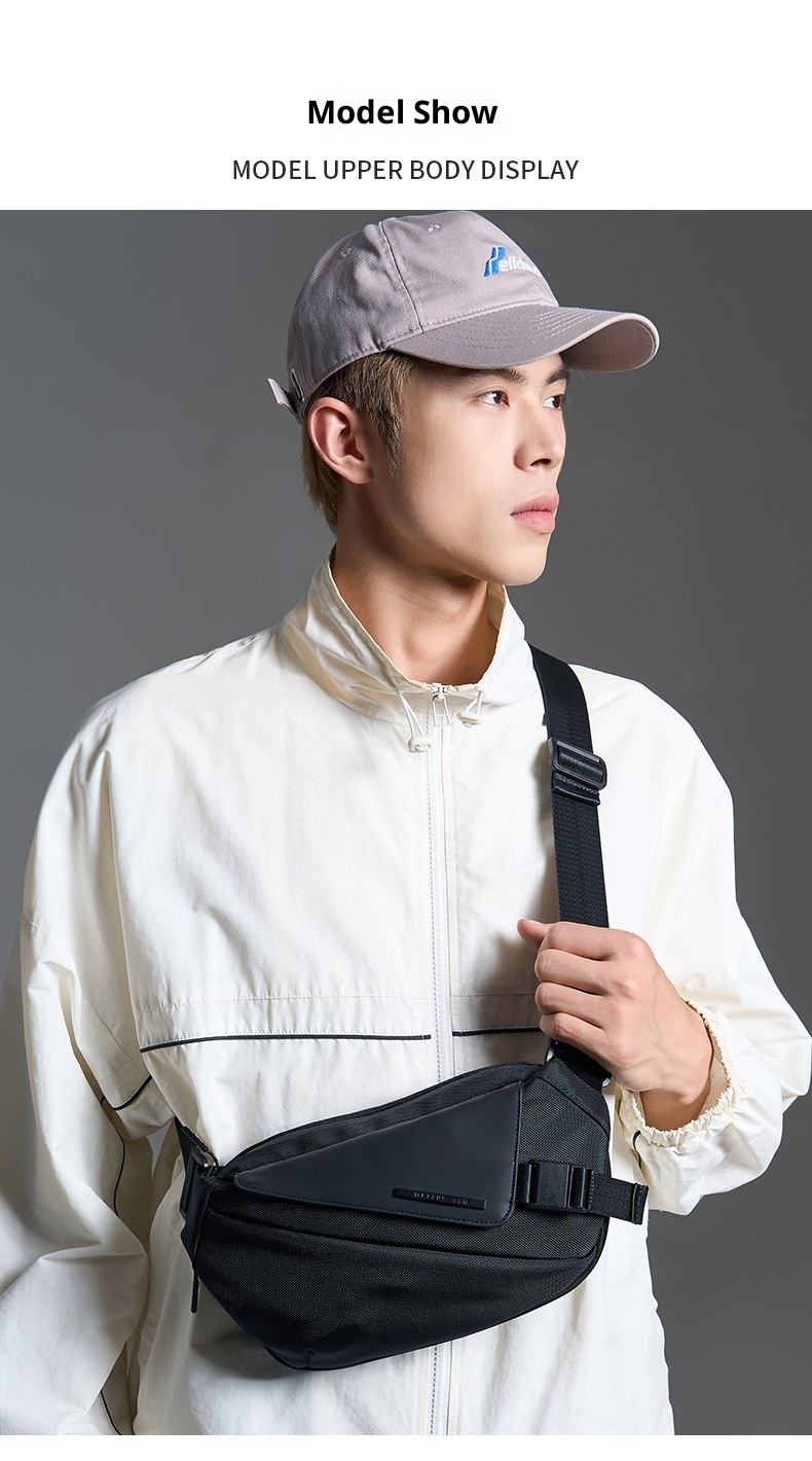 001 High-end Chest For Men, Functional Sports Riding Single Shoulder Bag, Commuting Multi-functional Men's Crossbody Bag_voghion.com