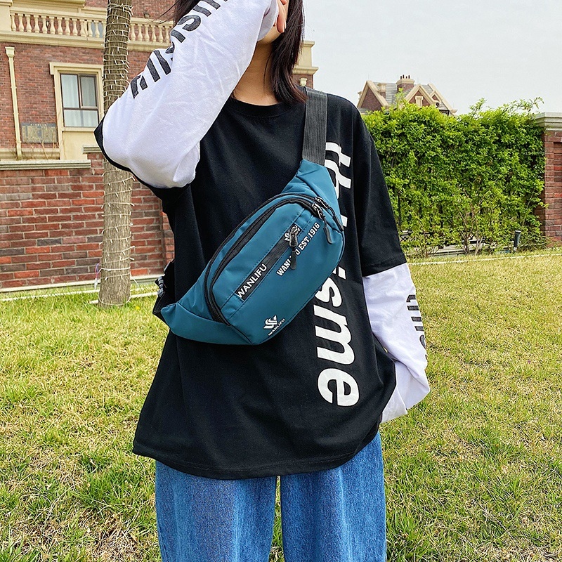 001 Casual Trendy Waist For Men New Multi-purpose Cashier Phone Crossbody Outdoor Lightweight Travel Chest Bag Wholesale_voghion.com