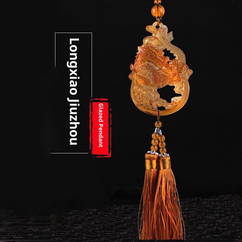 Ciondolo in vetro per interni Specchietto retrovisore personalizzato Accessori per auto Regalo creativo all'ingrosso_voghion.com