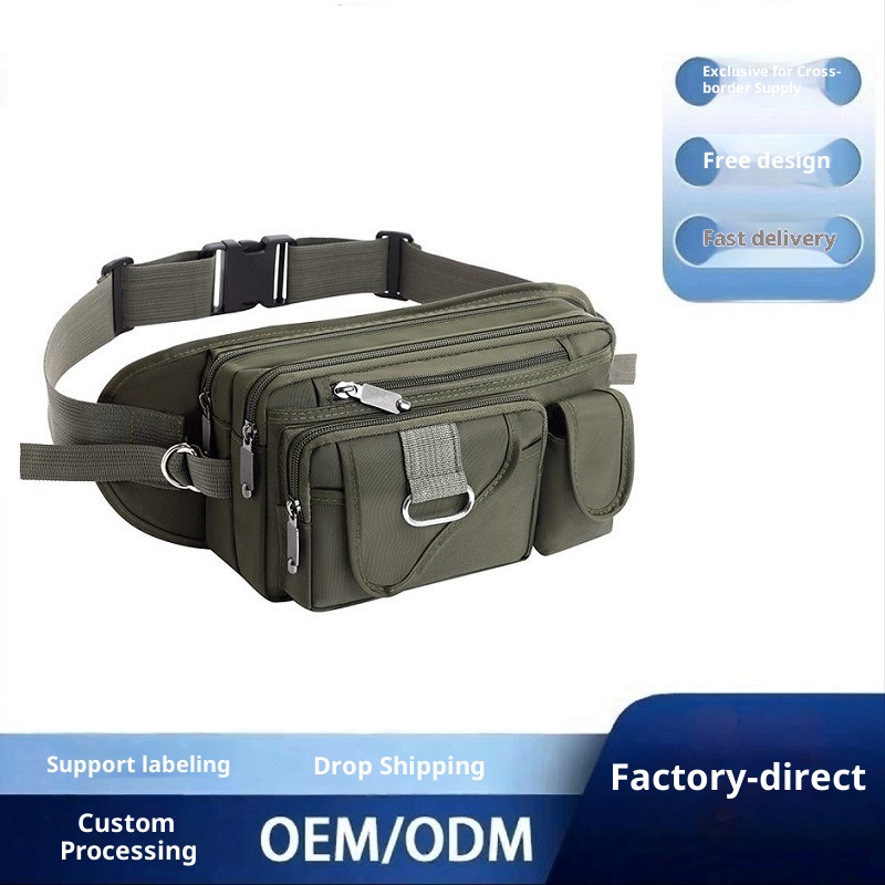 001 Cross-border Hot-Selling Water-Resistant For Men Outdoor Sports Tactical Large Waist Multi-Functional Travel Chest Bag_voghion.com