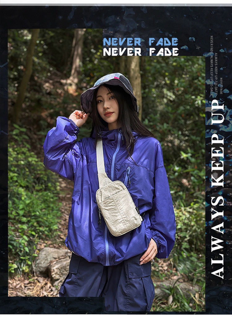 001 Einseitige Brusttasche für Herren, koreanische Version, lässiger Handy- und Münzbeutel im Instagram-Stil, geeignet für Radfahren, Wandern und andere Sportarten, kleine Herrengröße_voghion.com