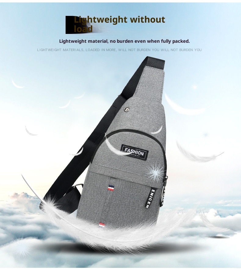 001 Hersteller Bedruckte Canvas-Schultertasche für Herren im koreanischen Stil, trendige Umhängetasche, lässiger kleiner Rucksack_voghion.com