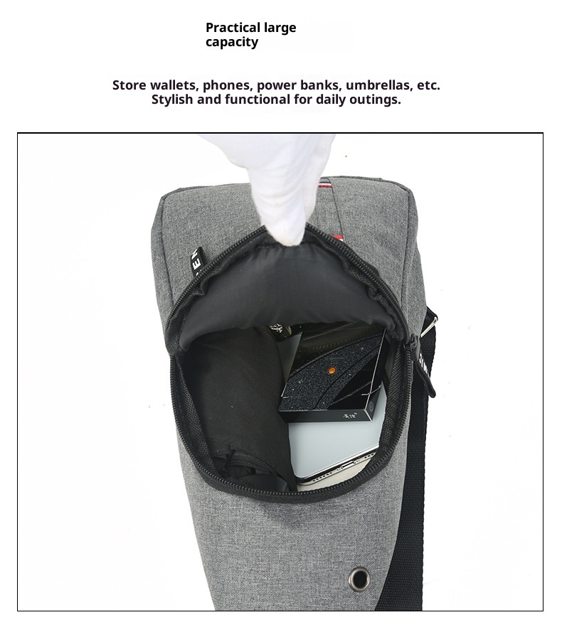 001 Hersteller Bedruckte Canvas-Schultertasche für Herren im koreanischen Stil, trendige Umhängetasche, lässiger kleiner Rucksack_voghion.com