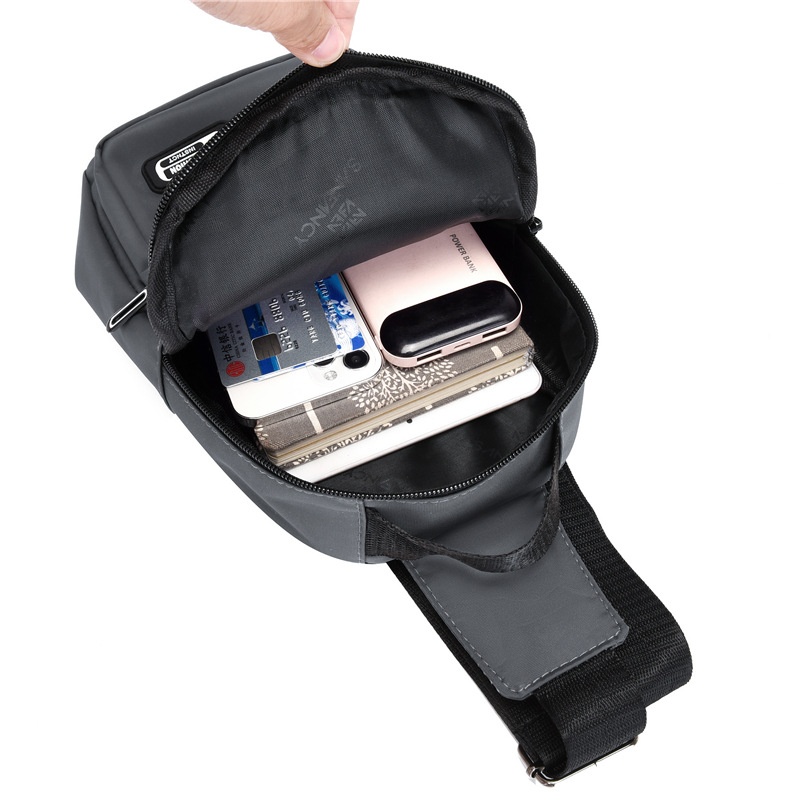 001 Oxford Cloth Chest New Casual Sports Multi-Purpose And Women Small Men Korean Version Large Capacity Crossbody Bag_voghion.com