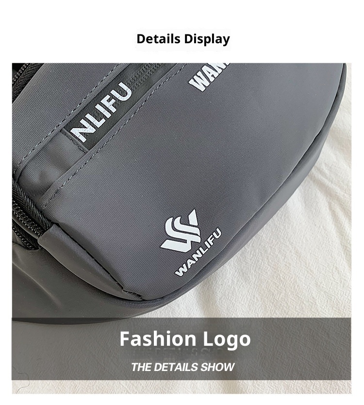 001 Casual Trendy Waist For Men New Multi-purpose Cashier Phone Crossbody Outdoor Lightweight Travel Chest Bag Wholesale_voghion.com