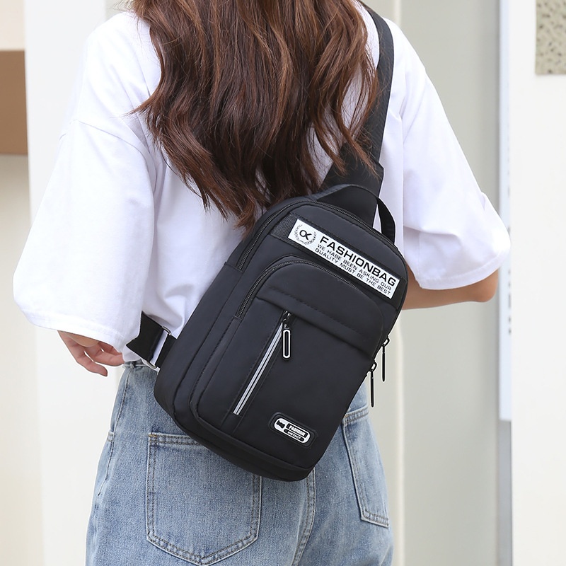 001 Oxford Cloth Chest New Casual Sports Multi-Purpose And Women Small Men Korean Version Large Capacity Crossbody Bag_voghion.com