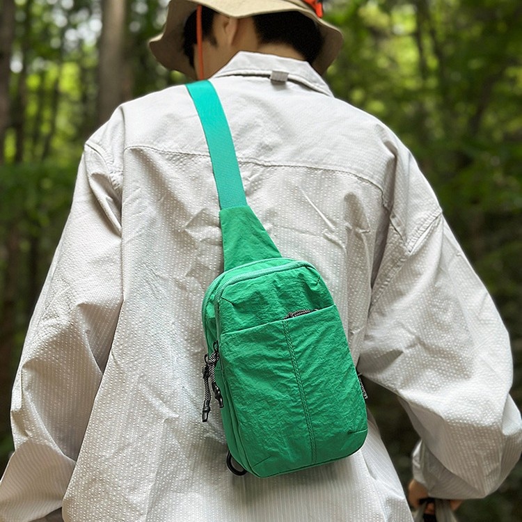 001 Single Shoulder Chest For Men 2025 Korean Version Casual Phone Ins Style Coin Purse Cycling Hiking Sports Small Men's_voghion.com