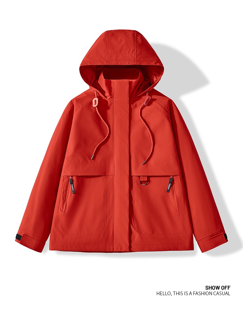 ActiveGo ActiveGo Rose Story Huang Yimei Stesso stile Single Donna Outdoor Escursionismo Casual Giacca Trench Cappotto All'ingrosso_voghion.com