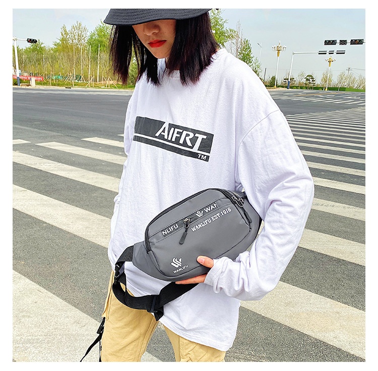001 Casual Trendy Waist For Men New Multi-purpose Cashier Phone Crossbody Outdoor Lightweight Travel Chest Bag Wholesale_voghion.com