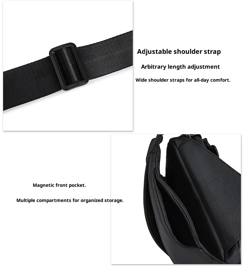001 High-end Chest For Men, Functional Sports Riding Single Shoulder Bag, Commuting Multi-functional Men's Crossbody Bag_voghion.com