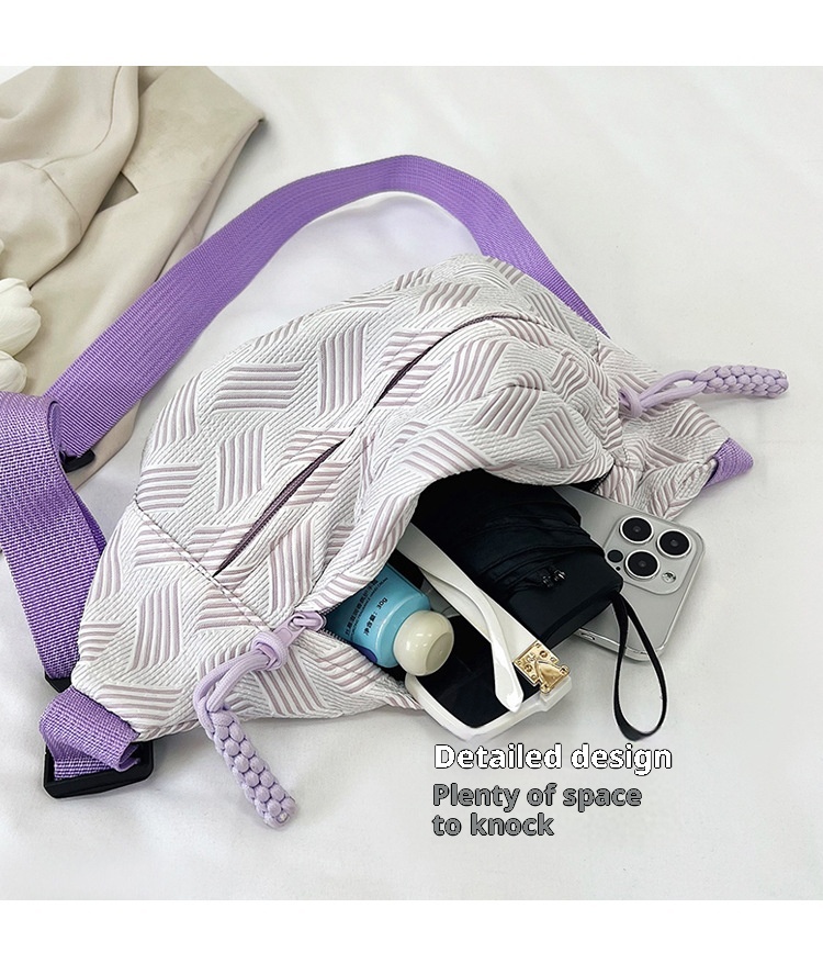 001 Minimalist Casual INS For Women Fresh Forest Style Crossbody Sports Chest Niche Student Versatile Waist Bag_voghion.com