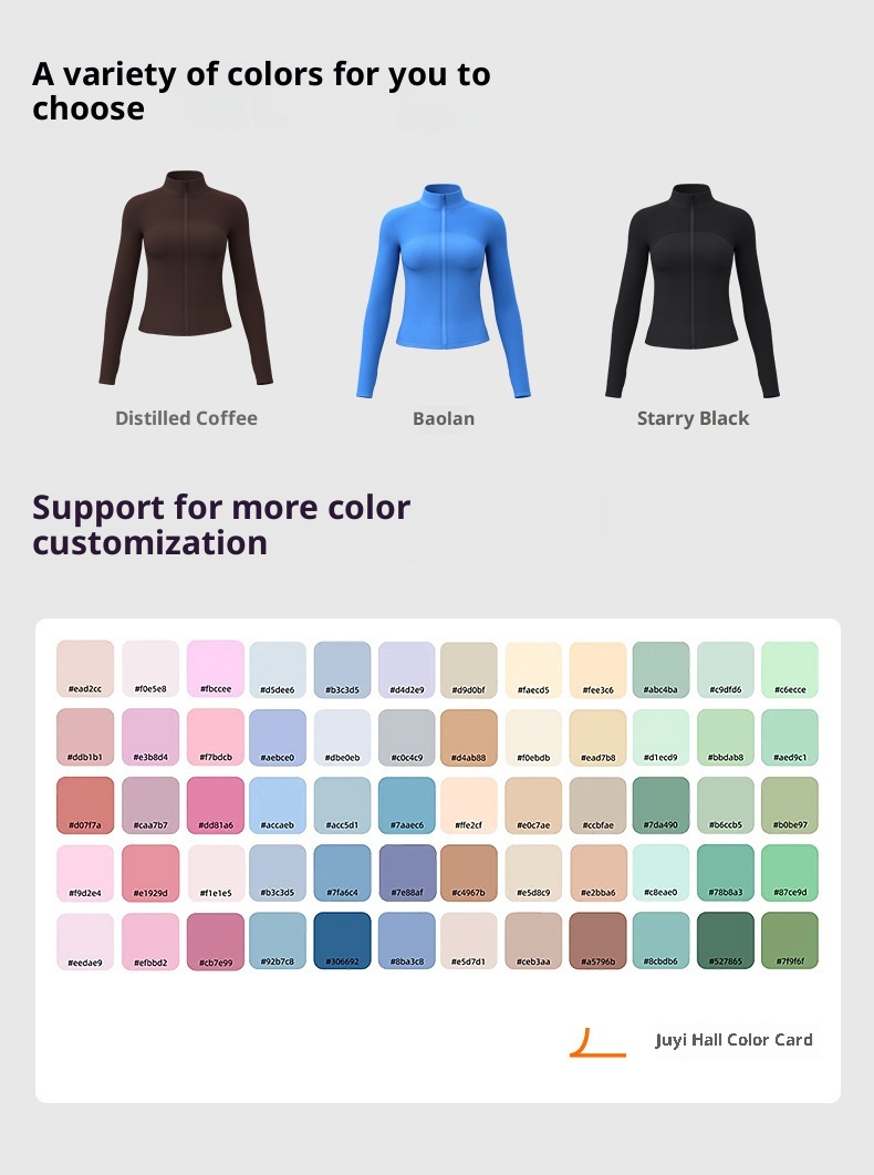 ActiveGo New Striped Sports Outdoor Running Slim Fit Stand Collar Yoga Jacket Trendy_voghion.com