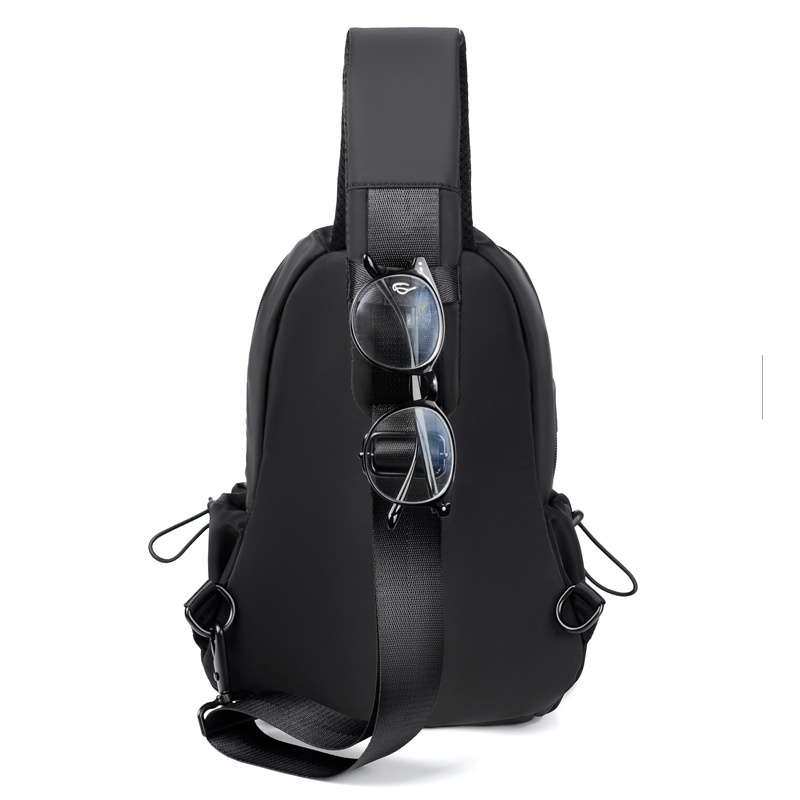 001 Chest Dropshipping New Men's Single Shoulder Crossbody Bag USB Charging Korean Style Casual Sports Backpack Printing_voghion.com