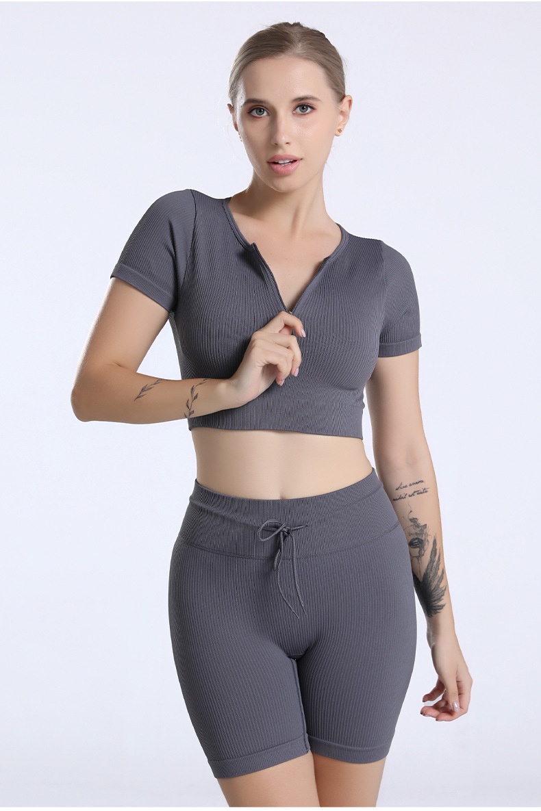 ActiveGo ActiveGo Outdoor Sports Fitness Set europeo e americano senza cuciture Abbigliamento yoga transfrontaliero di alta qualità_voghion.com