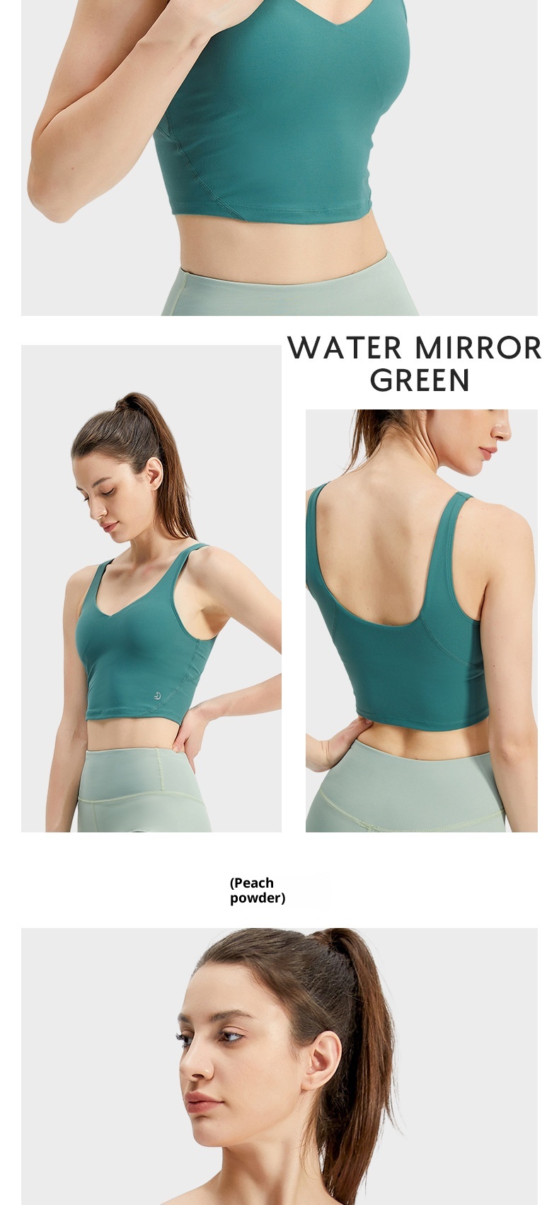 ActiveGo ActiveGo Cross-border Lulu Sports Bra With Chest Pads Shockproof Women's Outdoor Wear Quick-dry Top Fitness Yoga Vest_voghion.com