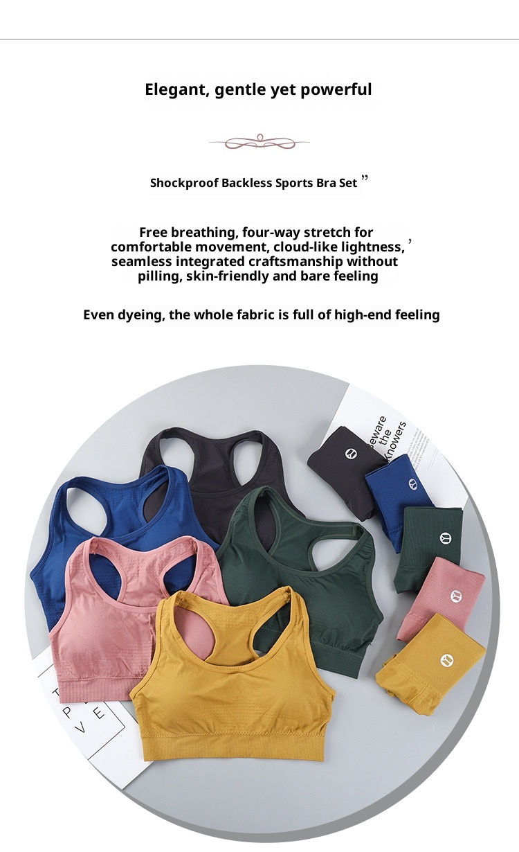 ActiveGo ActiveGo Pantaloncini aderenti elastici a vita alta, senza cuciture, per yoga all'aperto, ad asciugatura rapida, europei e americani, per donna, con protezioni per il petto_voghion.com