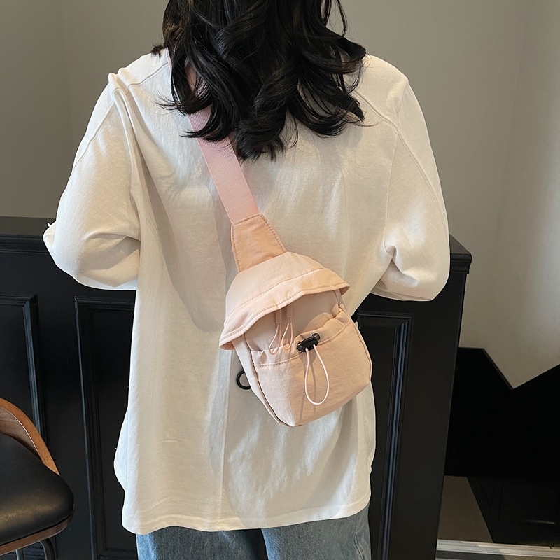 001 2025 New Trendy Fashionable Chest Ruiying Women's Small Outdoor Solid Color Waterproof Shoulder Bag_voghion.com