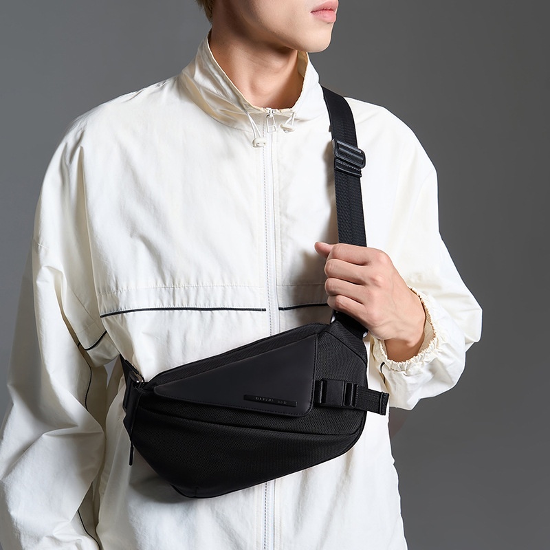 001 High-end Chest For Men, Functional Sports Riding Single Shoulder Bag, Commuting Multi-functional Men's Crossbody Bag_voghion.com