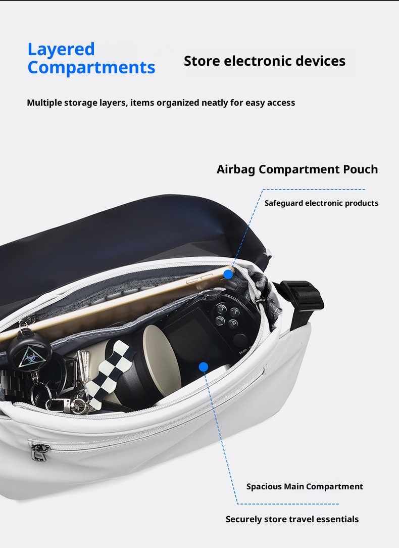 001 Xingyun 2 Crossbody Herren-Umhängetasche, einseitig, hoch geschnitten, lässig, modisch, für Radfahrer, tragbarer Rucksack_voghion.com