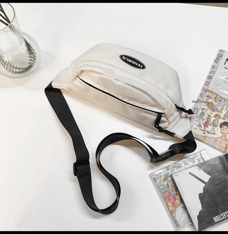 001 Chest Damen, Trendige kleine 2025 Neue Umhängetasche, Lässiger Canvas-Rucksack für Herren, Sportliche Fitness-Hüfttasche_voghion.com