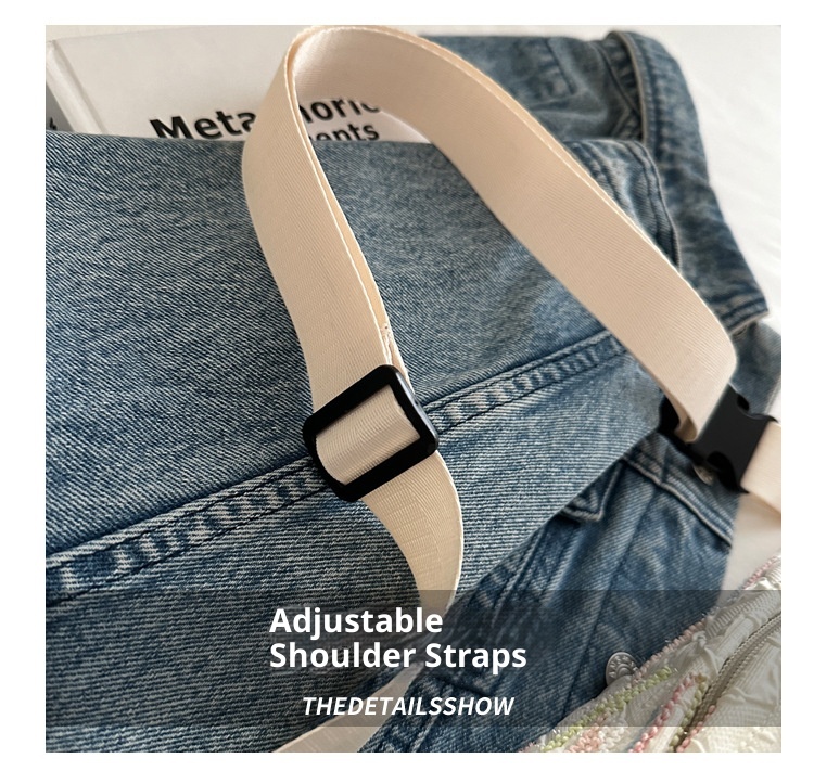 001 2025 Neue kleine Niche Umhängetasche für Damen, ideal für Studentinnen, mit Taillengürtel, weich, lässig und vielseitig._voghion.com