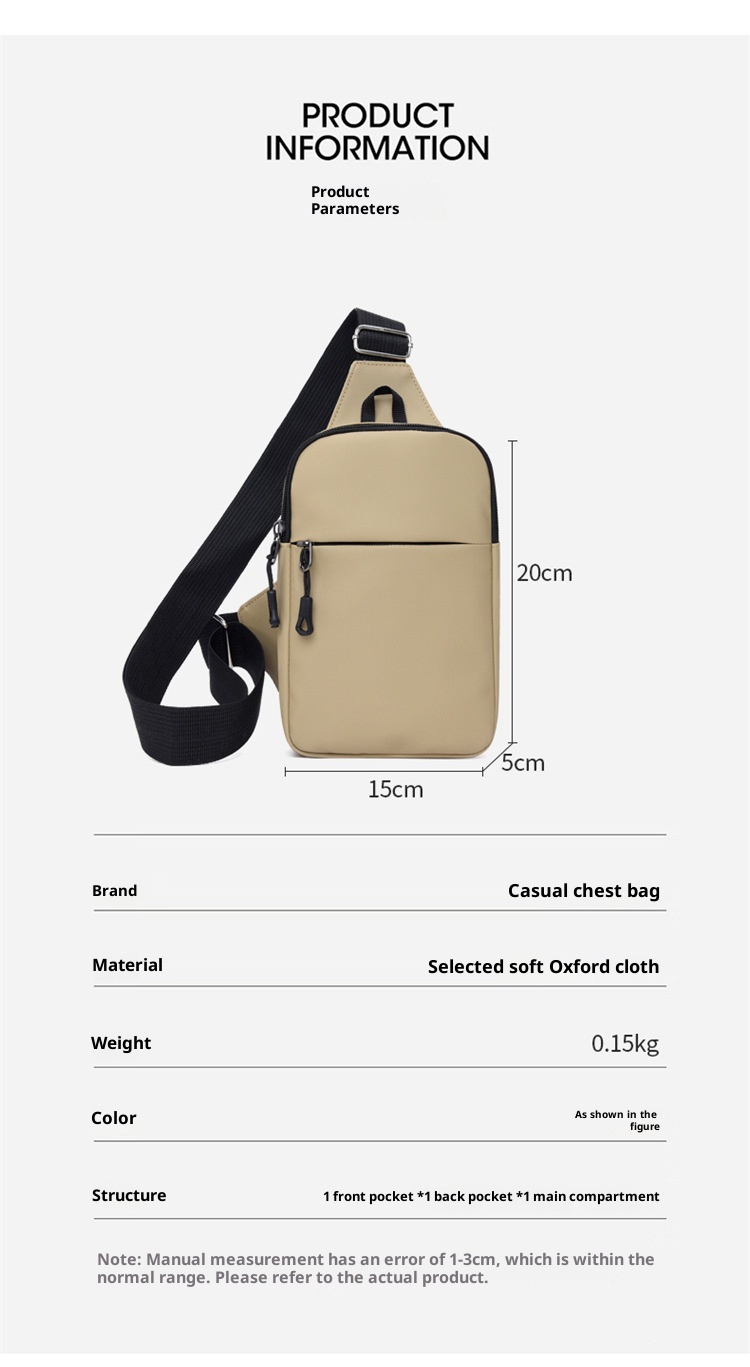 001 Men And Women Chest Custom Japanese Style Trendy Brand Simple Lightweight Ins Single Shoulder Multifunctional Casual_voghion.com