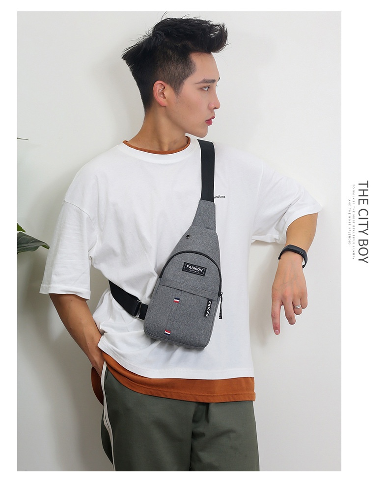 001 Hersteller Bedruckte Canvas-Schultertasche für Herren im koreanischen Stil, trendige Umhängetasche, lässiger kleiner Rucksack_voghion.com