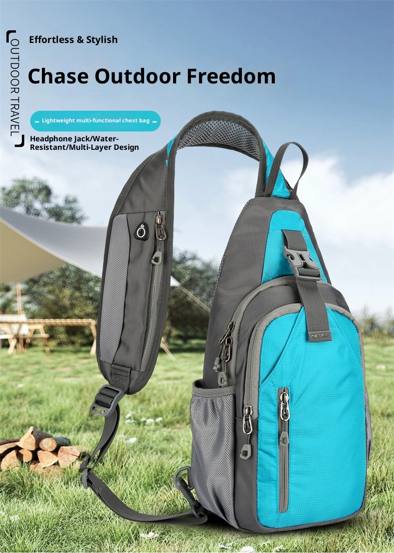 001 Cross-Border New Sports Outdoor Unisex Crossbody Canvas Casual Single Shoulder Chest Phone Bag_voghion.com