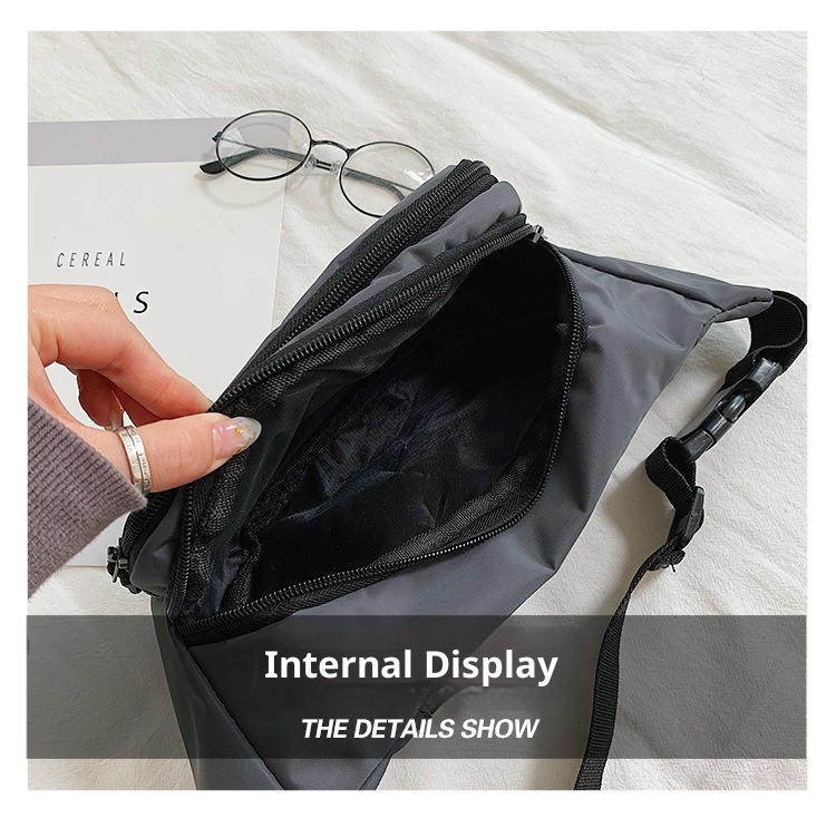 001 Casual Trendy Waist For Men New Multi-purpose Cashier Phone Crossbody Outdoor Lightweight Travel Chest Bag Wholesale_voghion.com