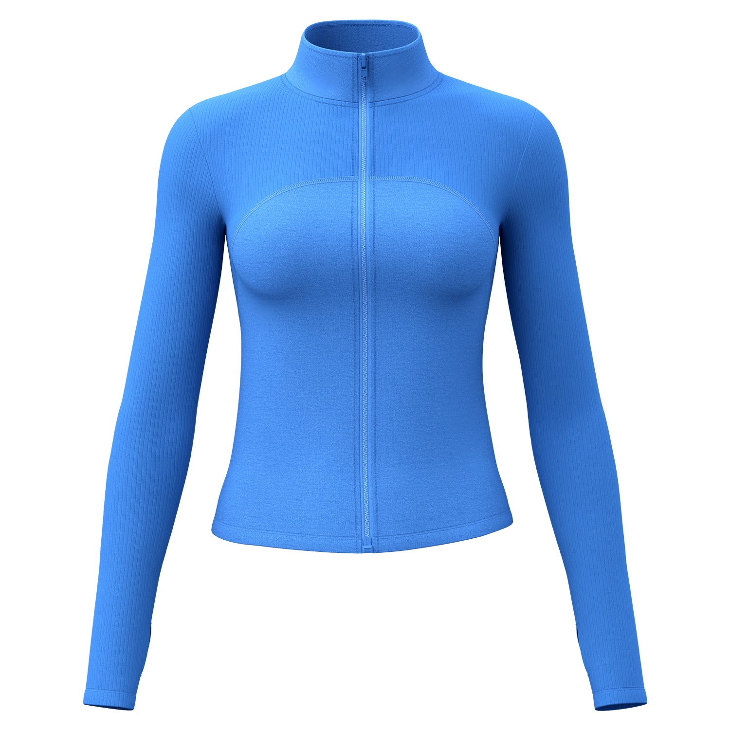 ActiveGo New Striped Sports Outdoor Running Slim Fit Stand Collar Yoga Jacket Trendy_voghion.com