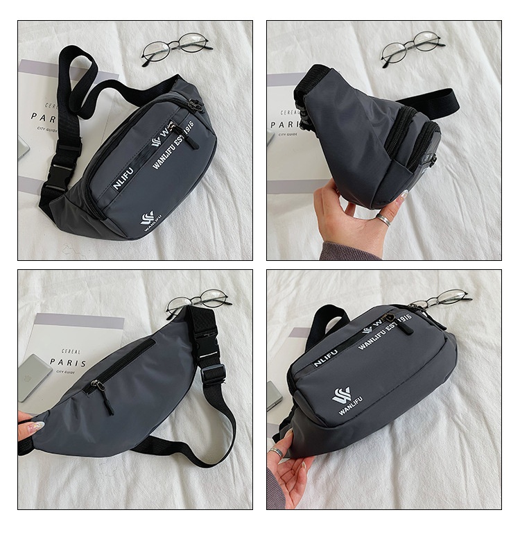 001 Casual Trendy Waist For Men New Multi-purpose Cashier Phone Crossbody Outdoor Lightweight Travel Chest Bag Wholesale_voghion.com