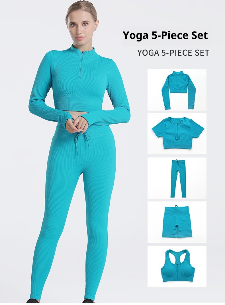 ActiveGo ActiveGo Outdoor Sports Fitness Set europeo e americano senza cuciture Abbigliamento yoga transfrontaliero di alta qualità_voghion.com