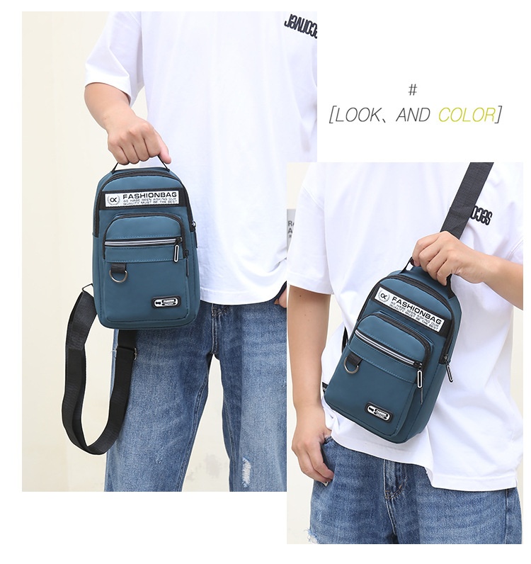 001 Oxford Stoff-Brusttasche, neue lässige Sport-Mehrzwecktasche für Damen und Herren, koreanische Version, große Kapazität, Umhängetasche_voghion.com