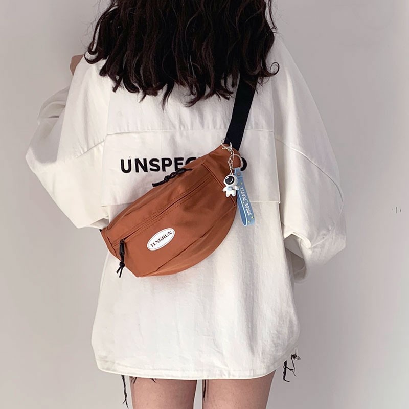 001 Chest Women, Trendy Small 2025 New Crossbody Bag, Casual Canvas Backpack For Men, Sports Fitness Waist Bag_voghion.com